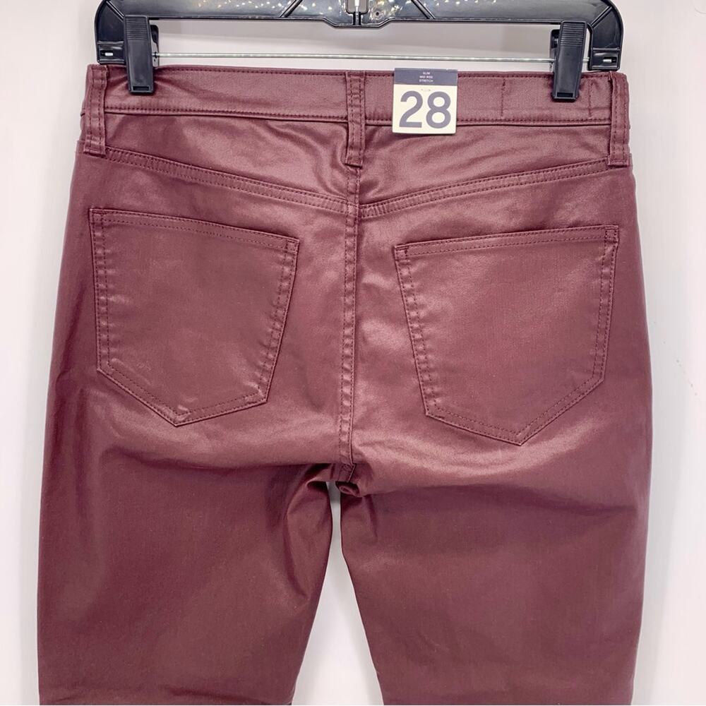 Gap Vintage Slim Coated Mid Rise Jeans Women’s Size 28 - Picture 8 of 11